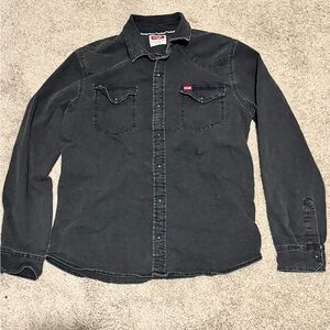 Wrangler Charcoal Denim Shirt